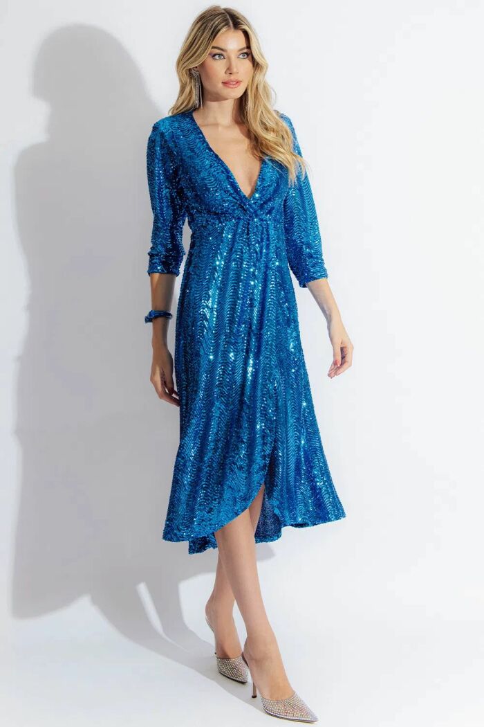 Imagem de Vestido Paetê Transpassado Blessed