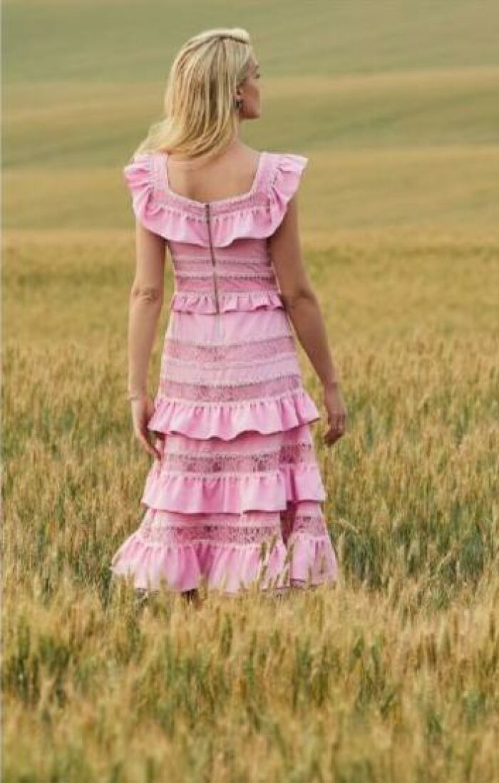 Imagem de Vestido Crepe Degradê Luzia Fazzolli