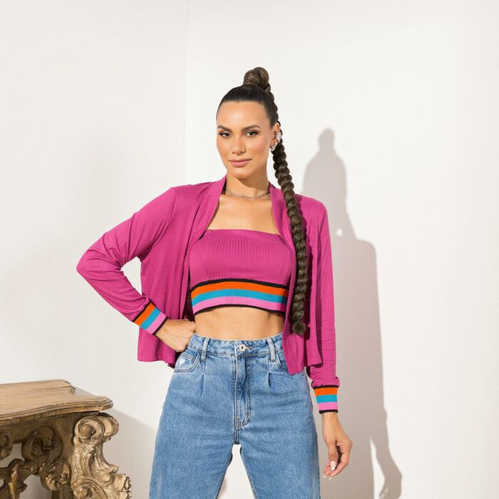 Imagem de Twin Set Alana Ameixa Desnude