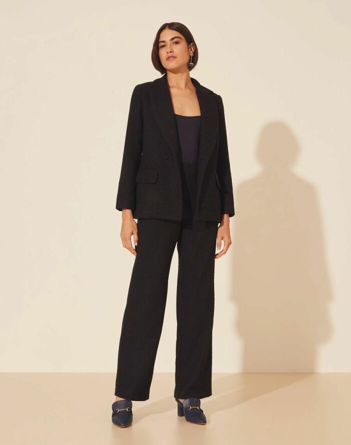 Imagem de Blazer Tweed Eduarda Preto Amissima