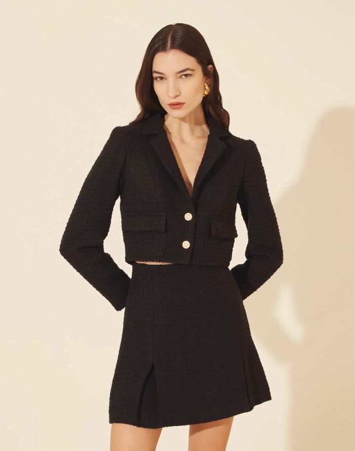 Imagem de Saia Paola Preta Amissima