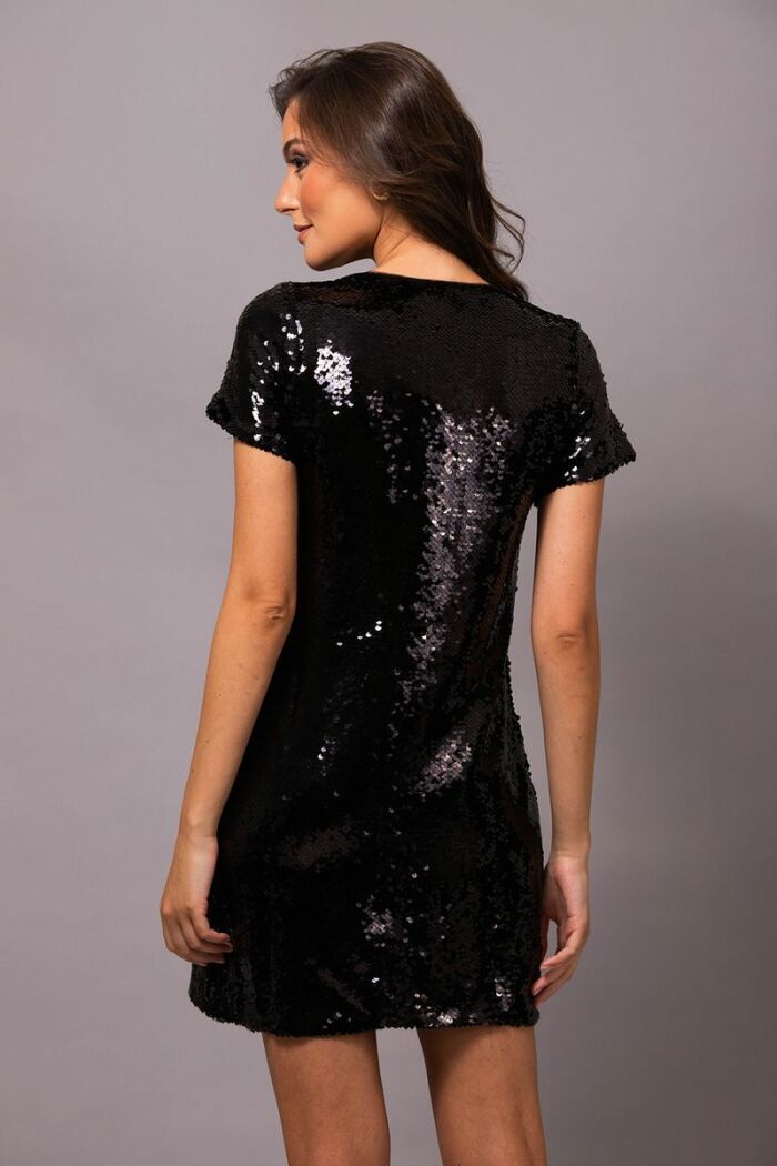 Imagem de Vestido Preto de Paetês Blessed