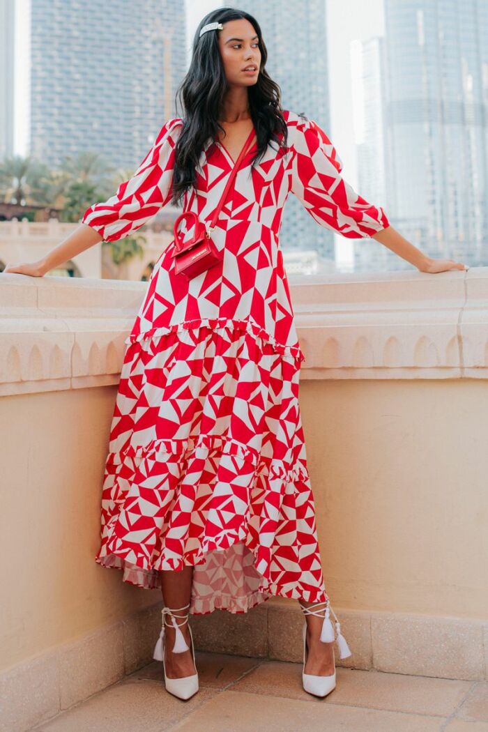 Imagem de Vestido Mullet Geométrico Blessed