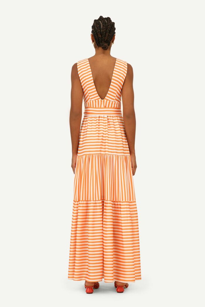 Imagem de Vestido Longo Sol Laranja Amissima