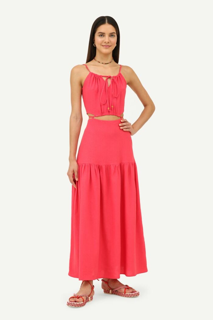 Imagem de Vestido Midi Angel Vermelho Amissima
