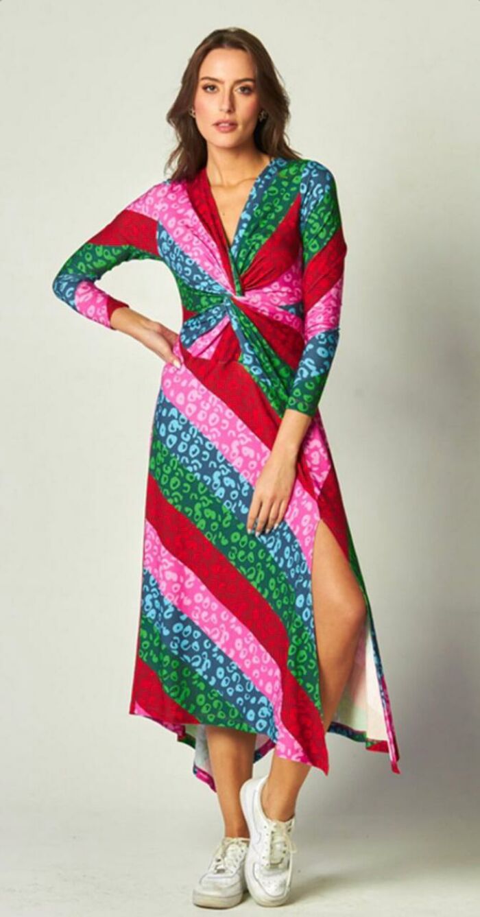 Imagem de Vestido Nó Onça Colors Miami Blessed