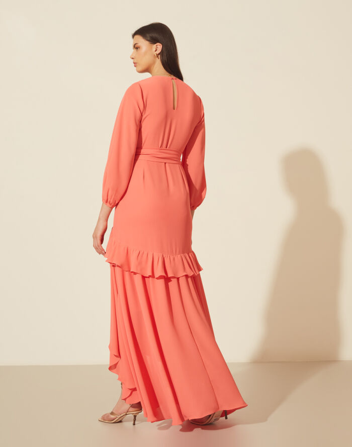 Imagem de Vestido Clarisse Vermelho Claro Amissima