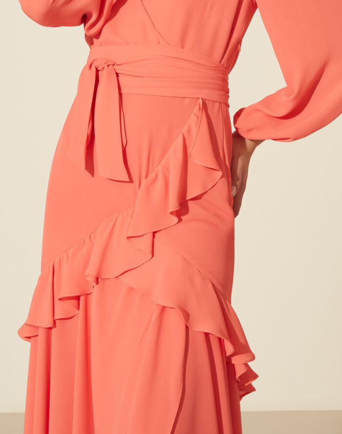 Imagem de Vestido Clarisse Vermelho Claro Amissima