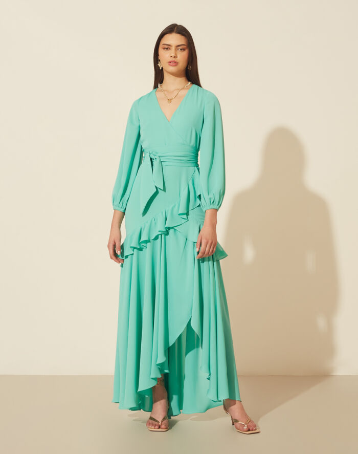 Imagem de Vestido Clarisse Verde Amissima