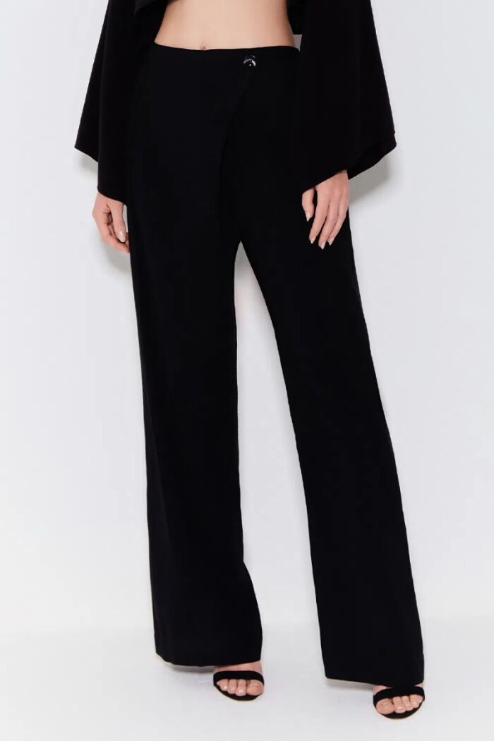 Imagem de Calça Flare Transpassado Assimétrico Zen