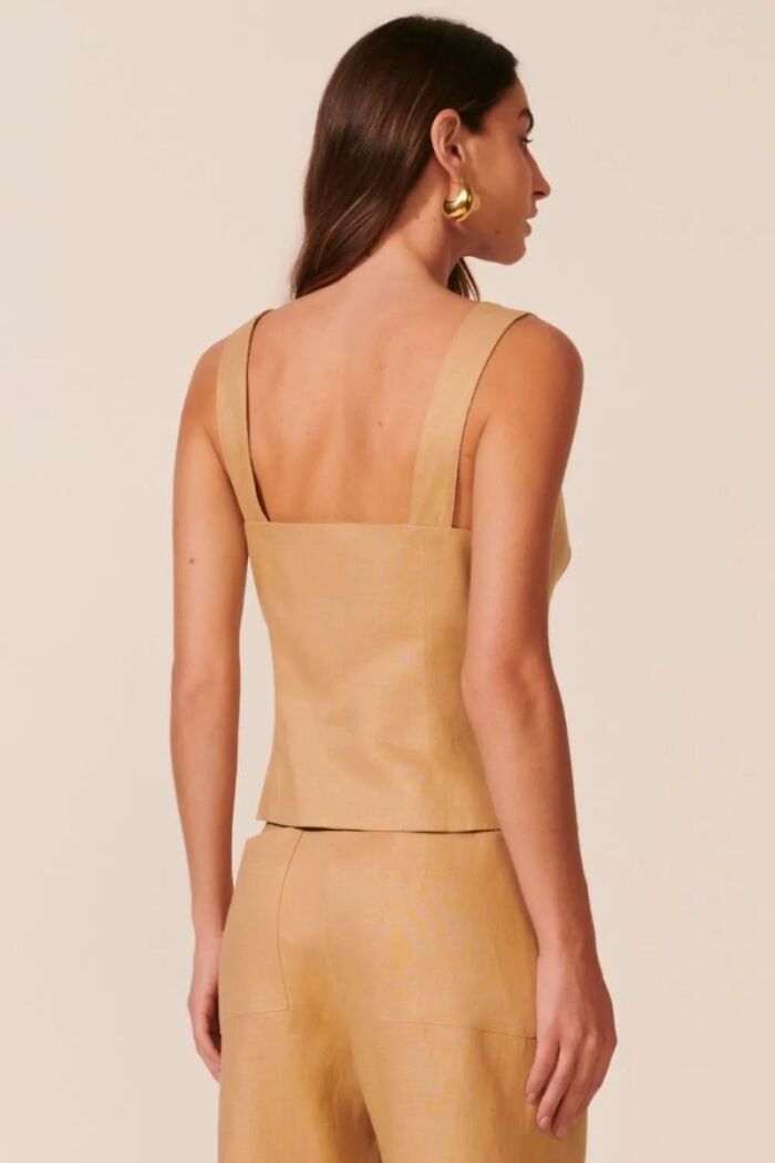 Imagem de Colete Margot Bege Sepia Le Blog