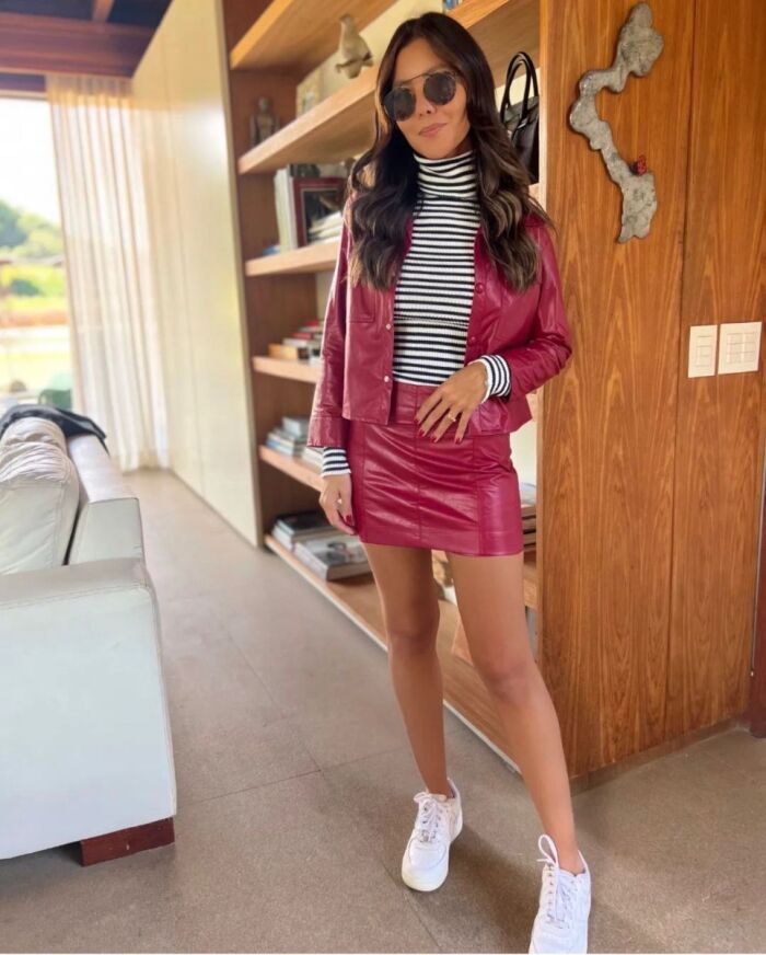 Imagem de Short Saia Julia Vermelho Lulu