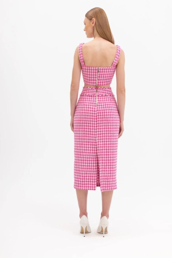 Imagem de Top Tweed Rosa La Chocolê