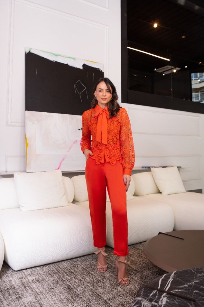 Imagem de Camisa Dora Laranja Regina Salomão