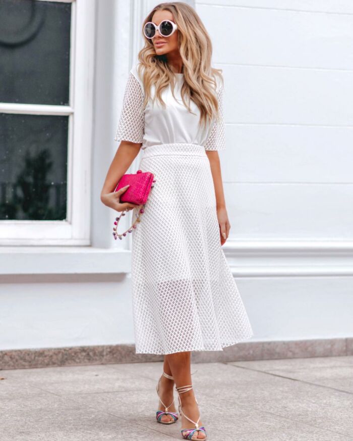 Imagem de Conjunto Blusa e Saia Blessed