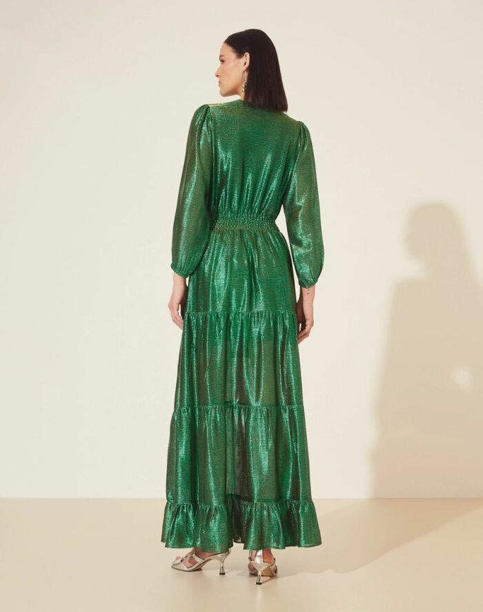 Imagem de Vestido Longo Desirée Verde Amissima