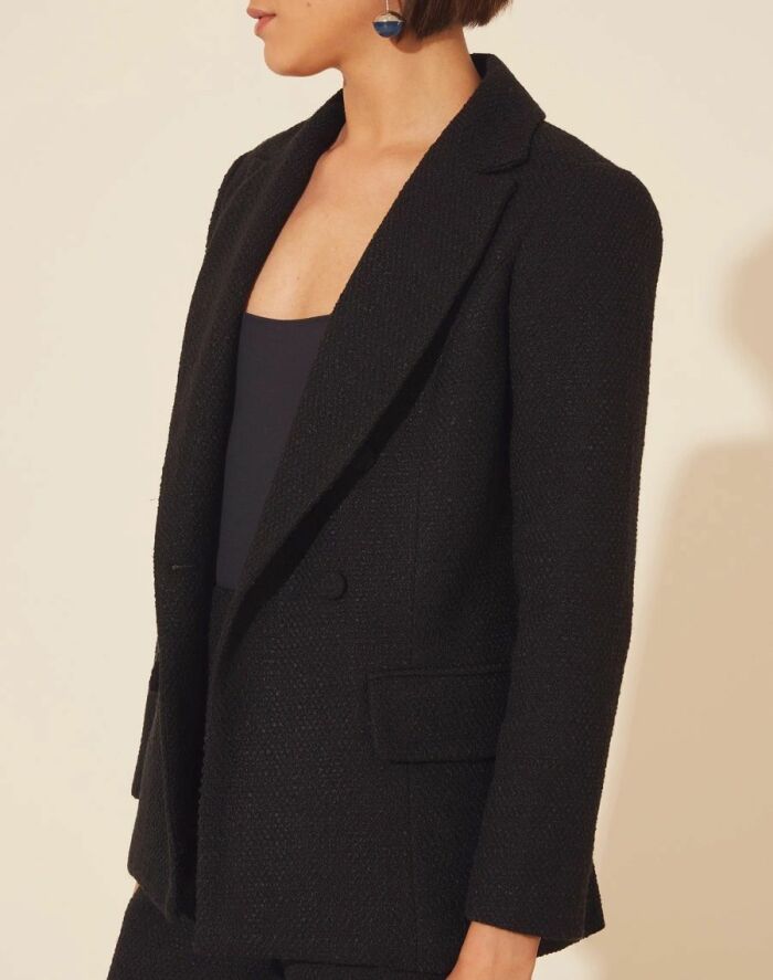 Imagem de Blazer Tweed Eduarda Preto Amissima