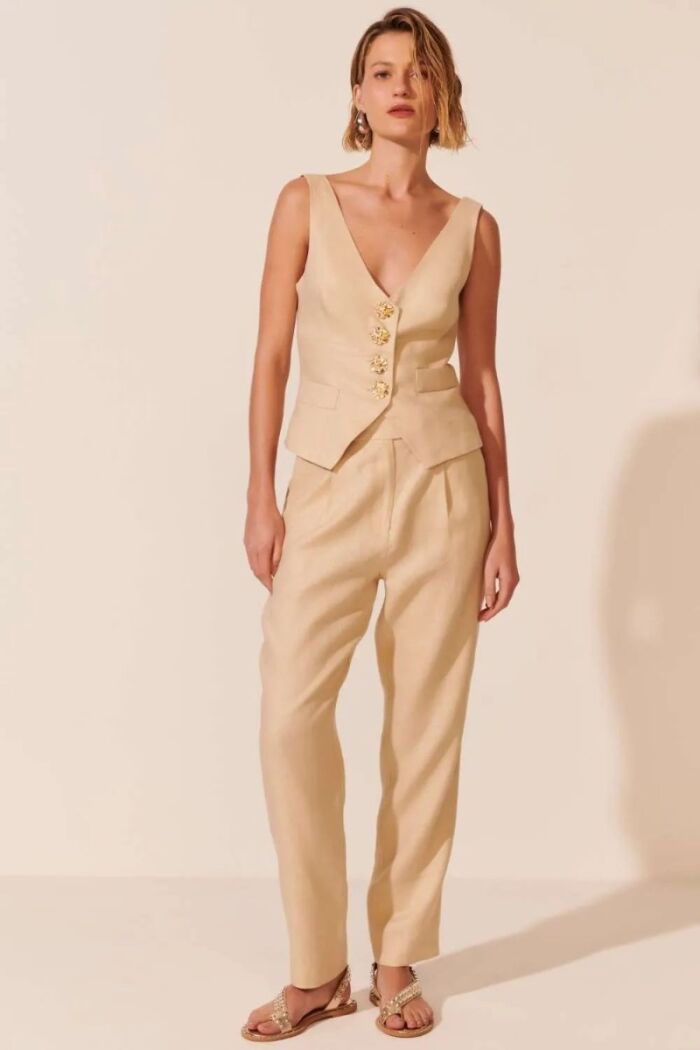 Imagem de Calça Margot Natural Le Blog