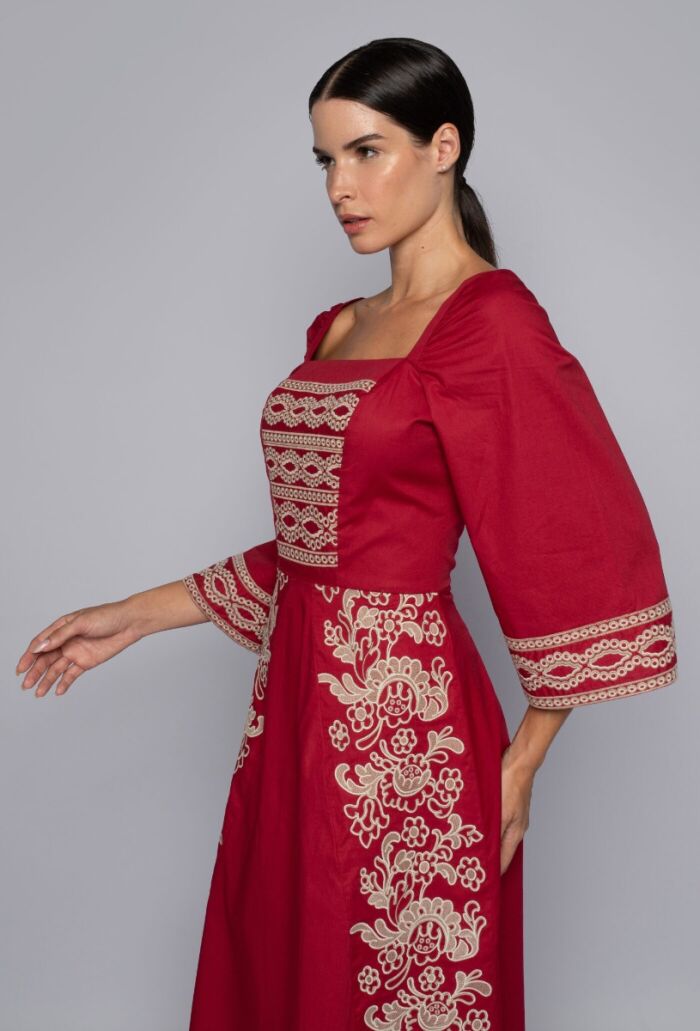 Imagem de Vestido Vivi Vermelho Marie Mercié