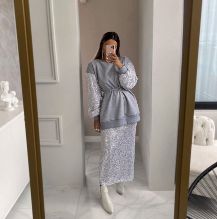 Imagem de Conjunto Moletom Paetês Hush By Rosana