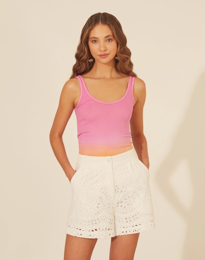 Imagem de Shorts Poppy Branco Amissima