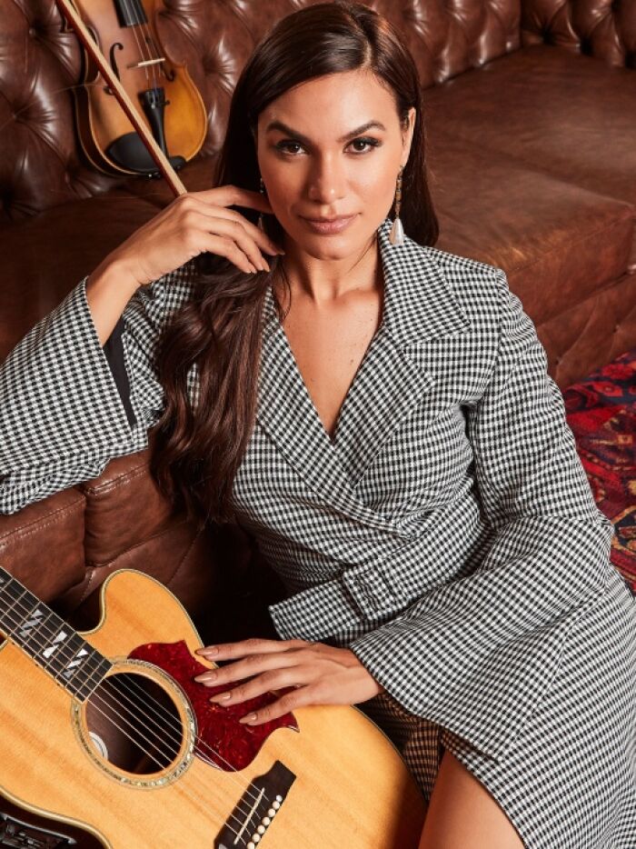 Imagem de Vestido Alfaiataria Xadrez Com Cinto Luzia Fazzolli