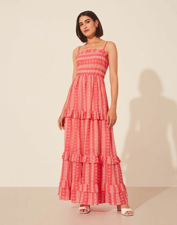 Imagem de Vestido Longo Demetra Rosa Amissima