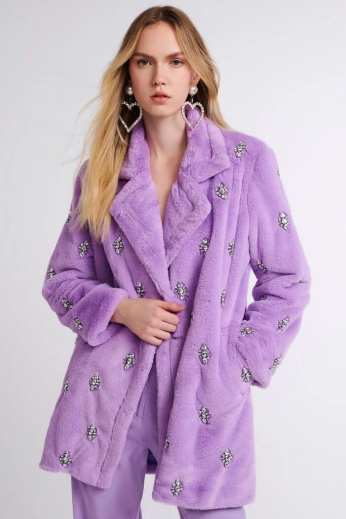 Imagem de Casaco Karina Lavanda Le Blog