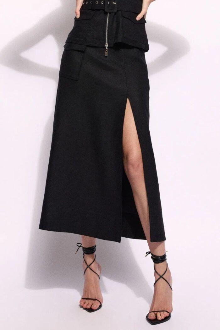 Imagem de Saia Amália Preta Le Blog