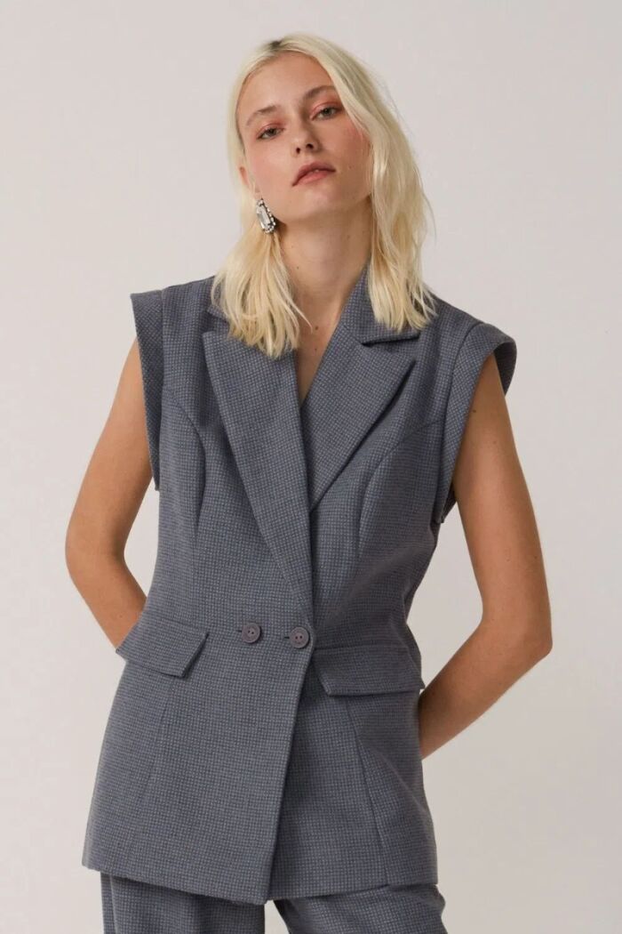 Imagem de Blazer Betina Cinza Le Blog