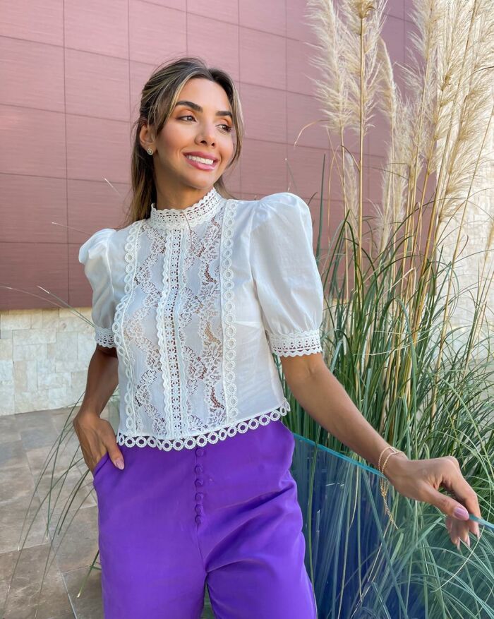 Imagem de Calça Roxa Olívia