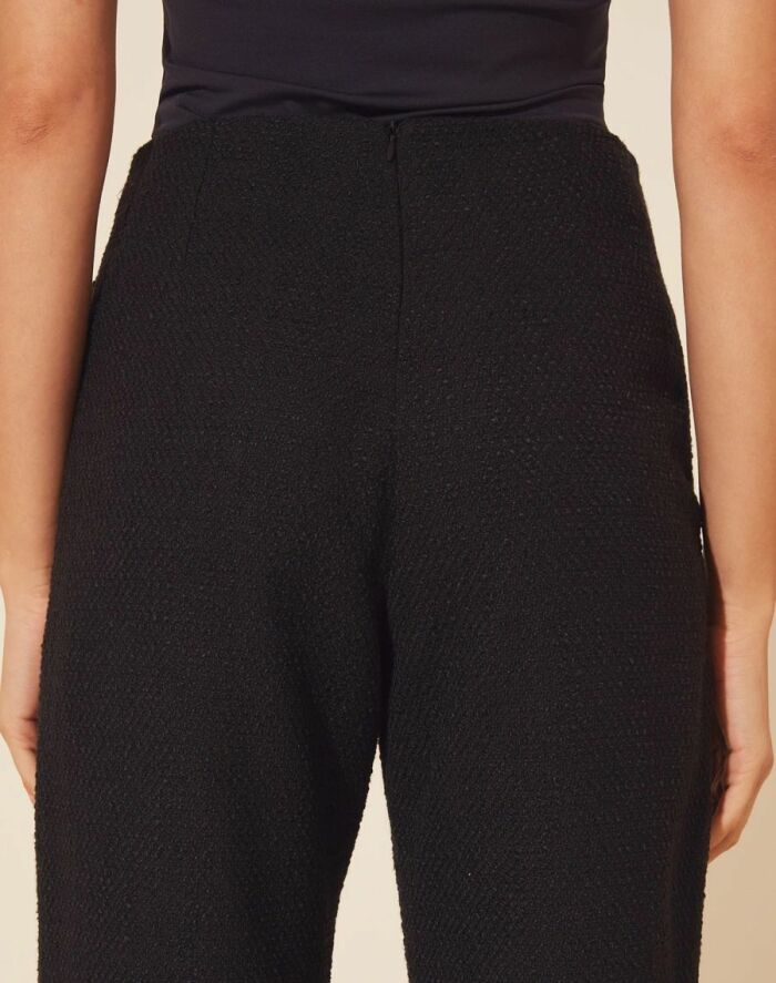 Imagem de Calça Tweed Eduarda Preta Amissima