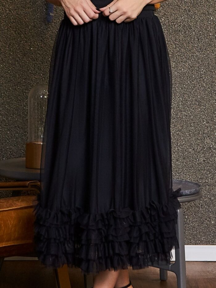 Imagem de Saia Tule Com Frufru Luzia Fazzolli