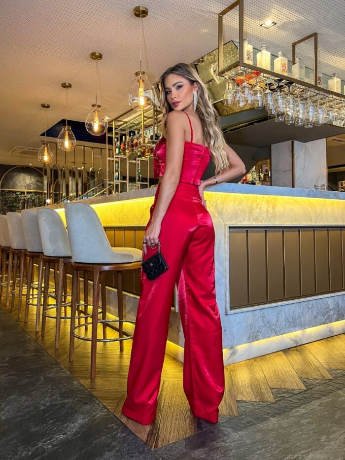 Imagem de Conjunto Lourdes Vermelho Desnude