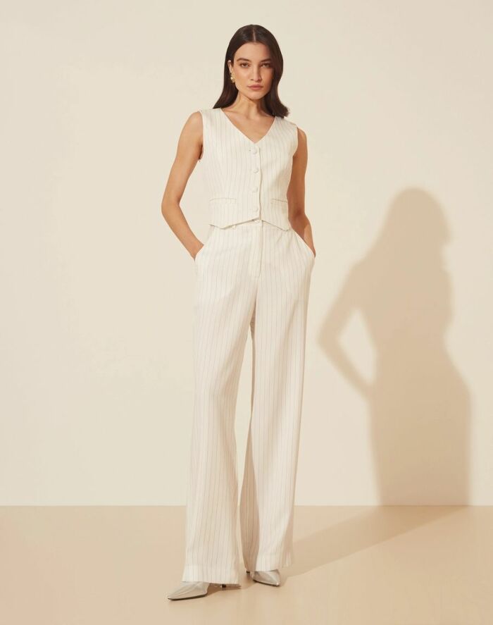 Imagem de Colete Sidney Branco Amissima