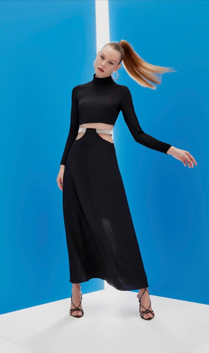 Imagem de Conjunto Cropped e Saia Regina Salomão