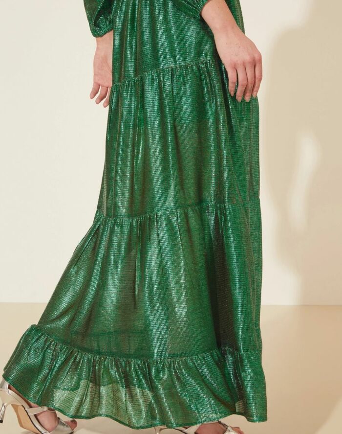 Imagem de Vestido Longo Desirée Verde Amissima