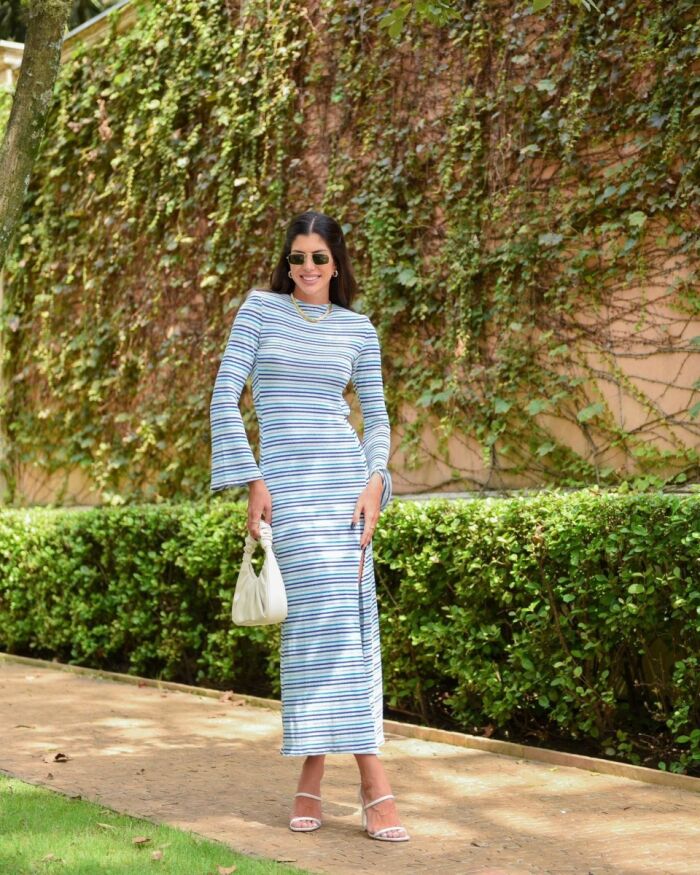Imagem de Vestido Maisa Listrado Cloude