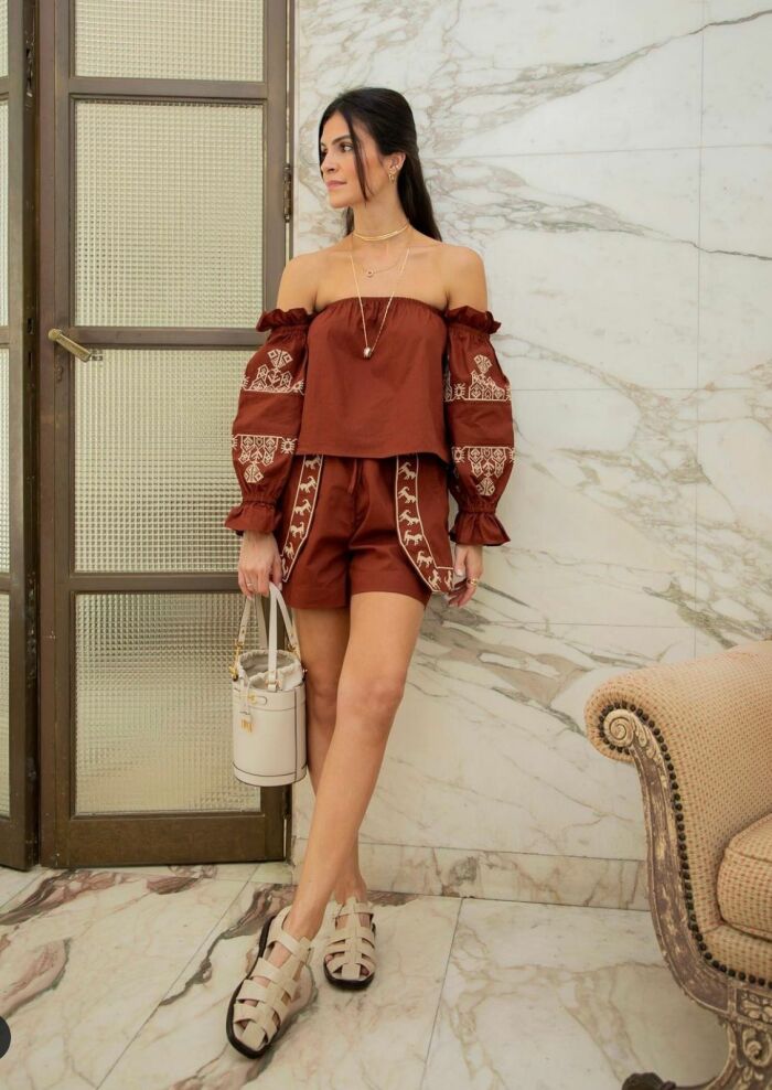 Imagem de Conjunto Bordado La Chocolê