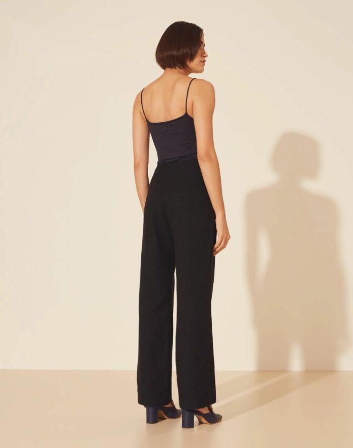 Imagem de Calça Tweed Eduarda Preta Amissima