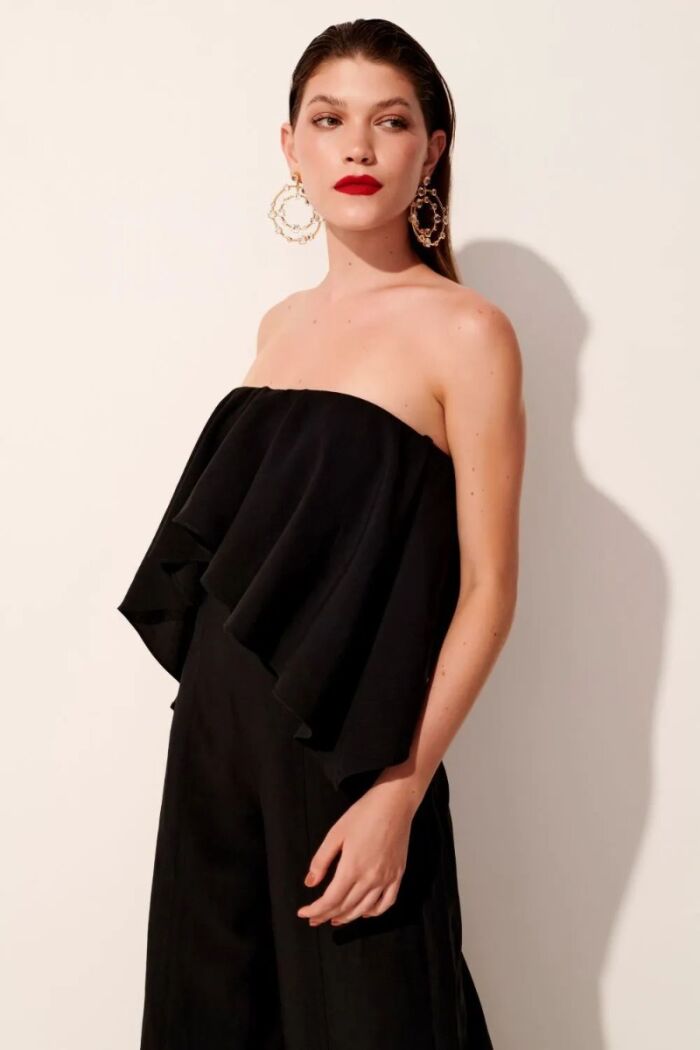 Imagem de Macacão Aretha Preto Le Blog