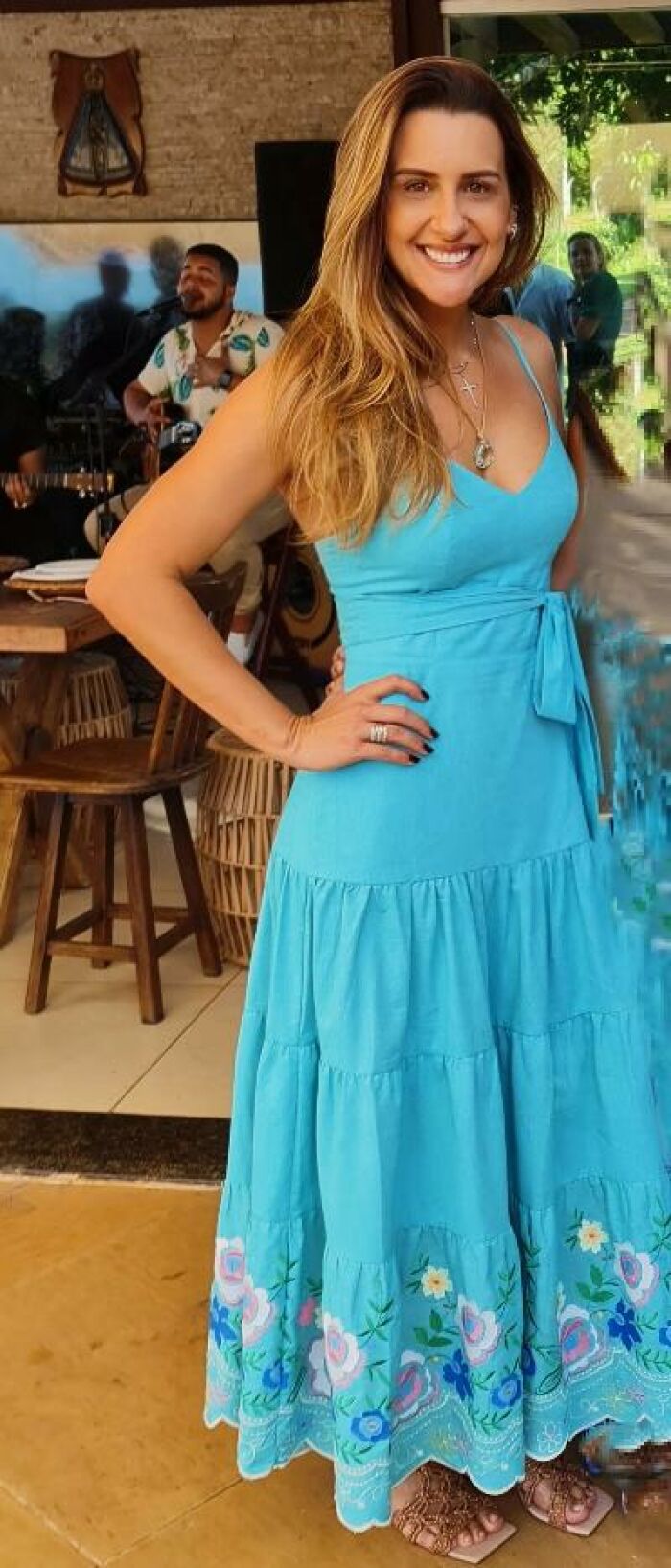 Imagem de Mariana Vestido Azul Marie Mercié
