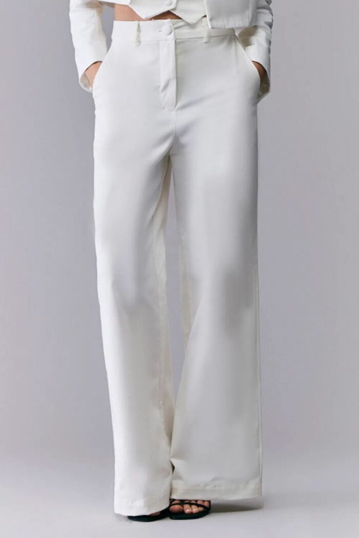 Imagem de Calça Reta Alfaiataria de Sarja Zen