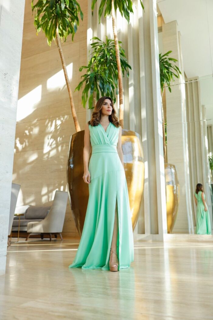 Imagem de Vestido Camila Verde D´teliê
