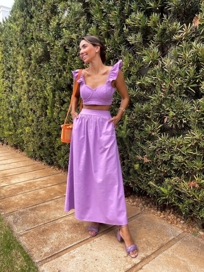 Imagem de Conjunto Linho Lilás Olívia