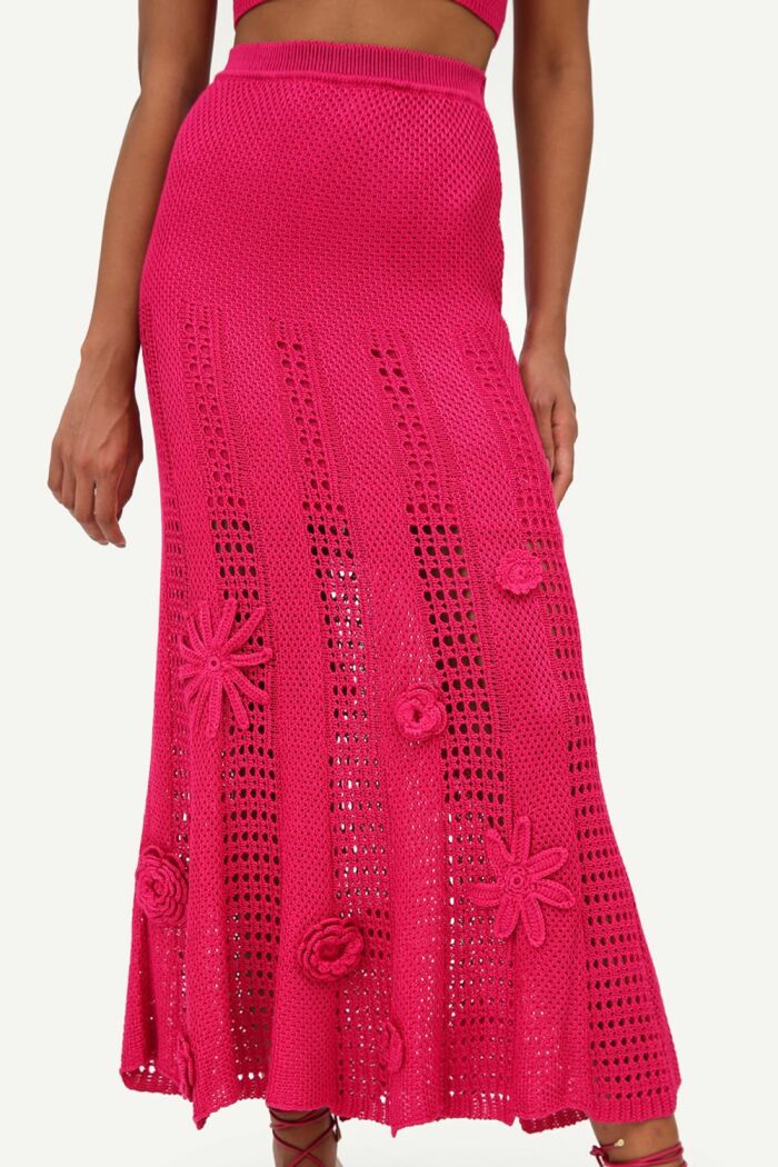 Imagem de Saia Tricot Rosa Amissima