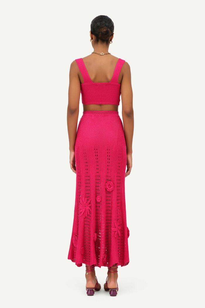 Imagem de Saia Tricot Rosa Amissima