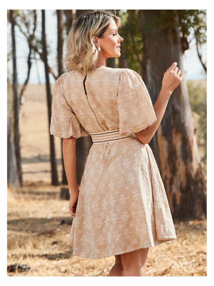 Imagem de Vestido Laise Com Cinto Luzia Fazzolli