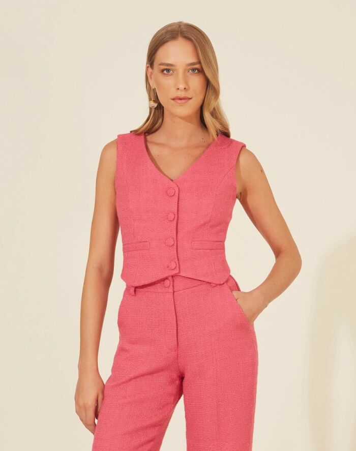 Imagem de Colete Adelaide Rosa Amissima