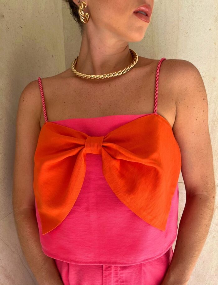 Imagem de Top Laço Coral Queen Couture